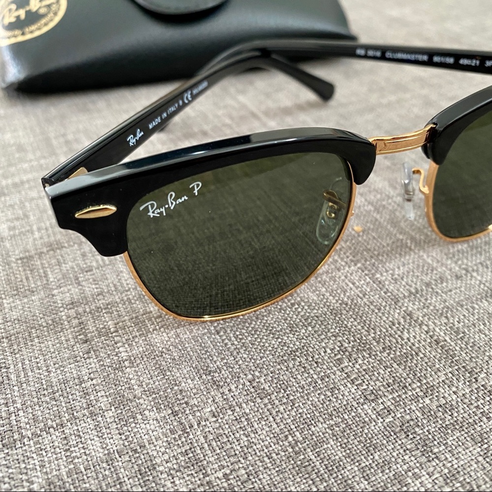 Ray-Ban RB3016 Clubmaster Classic Polarized - Picture 6 of 8